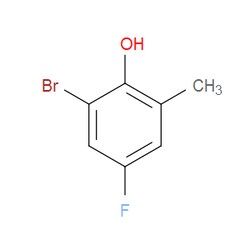Aobchem&nbsp;2-Bromo-4-fluoro-6-methylphenol | ≥97% | CAS 1572185-50-2 | C7H6BrFO | 250mg