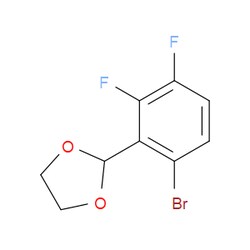 Aobchem&nbsp;2-(6-Bromo-2 3-difluorophenyl)-1 3-dioxolane | ≥95% | CAS 2221812-30-0 | C9H7BrF2O2 | 250mg