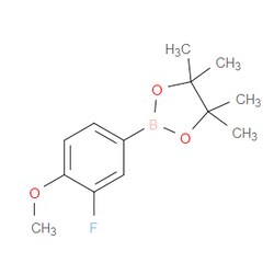 Aobchem&nbsp;2-(3-Fluoro-4-methoxyphenyl)-4 4 5 5-tetramethyl-1 3 2-dioxaborolane | ≥97% | CAS 754226-34-1 | C13H18BFO3 | 5g