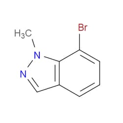Aobchem&nbsp;7-Bromo-1-methyl-1H-indazole | ≥97% | CAS 1000576-59-9 | C8H7BrN2 | 5g