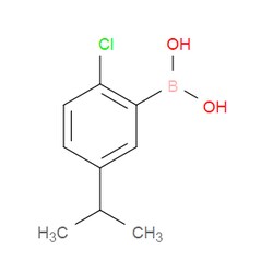 Aobchem&nbsp;(2-Chloro-5-isopropylphenyl)boronic acid | ≥97% | CAS 875550-89-3 | C9H12BClO2 | 500mg