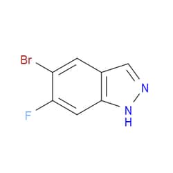 Aobchem&nbsp;5-Bromo-6-fluoro-1H-indazole | ≥97% | CAS 105391-70-6 | C7H4BrFN2 | 5g
