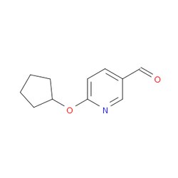 Aobchem&nbsp;6-(Cyclopentyloxy)nicotinaldehyde | ≥97% | CAS 916792-14-8 | C11H13NO2 | 5g