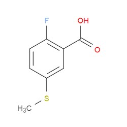 Aobchem&nbsp;2-Fluoro-5-(methylthio)benzoic acid | ≥97% | CAS 57318-98-6 | C8H7FO2S | 5g