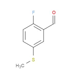 Aobchem&nbsp;2-Fluoro-5-(methylthio)benzaldehyde | ≥97% | CAS 310466-52-5 | C8H7FOS | 250mg