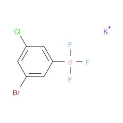 Aobchem&nbsp;Potassium 3-bromo-5-chlorophenyltrifluoroborate | ≥95% | CAS 1189097-41-3 | C6H3BBrClF3K | 5g