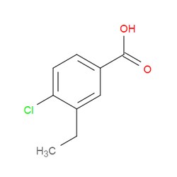 Aobchem&nbsp;4-Chloro-3-ethylbenzoic acid | ≥97% | CAS 42044-90-6 | C9H9ClO2 | 500mg