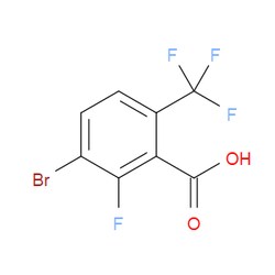 Aobchem&nbsp;3-Bromo-2-fluoro-6-(trifluoromethyl)benzoic acid | ≥97% | CAS 1980062-64-3 | C8H3BrF4O2 | 500mg