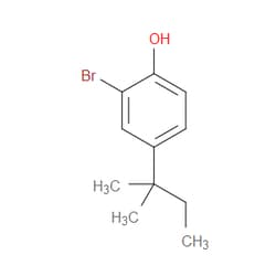 Aobchem&nbsp;2-Bromo-4-(1 1-dimethylpropyl)phenol | ≥97% | CAS 18966-64-8 | C11H15BrO | 500mg
