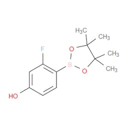Aobchem&nbsp;2-Fluoro-4-hydroxybenzeneboronic acid pinacol ester | ≥97% | CAS 1029439-02-8 | C12H16BFO3 | 500mg
