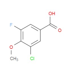 Aobchem&nbsp;3-Chloro-5-fluoro-4-methoxybenzoic acid | ≥95% | CAS 886497-22-9 | C8H6ClFO3 | 1g