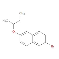 Aobchem&nbsp;2-Bromo-6-(sec-butoxy)naphthalene | ≥97% | CAS 1492479-97-6 | C14H15BrO | 250mg