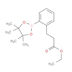 Aobchem&nbsp;Ethyl 3-(2-(4 4 5 5-tetramethyl-1 3 2-dioxaborolan-2-yl)phenyl)propanoate | ≥97% | CAS 1198615-84-7 | C17H25BO4 | 1g