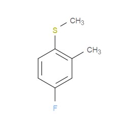 Aobchem&nbsp;4-Fluoro-2-methyl-1-(methylsulfanyl)benzene | ≥97% | CAS 1314931-17-3 | C8H9FS | 500mg