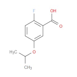 Aobchem&nbsp;2-Fluoro-5-isopropoxybenzoic acid | ≥97% | CAS 219939-05-6 | C10H11FO3 | 250mg