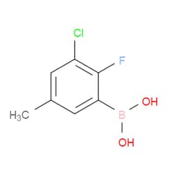 Aobchem&nbsp;(3-Chloro-2-fluoro-5-methylphenyl)boronic acid | ≥97% | CAS 352535-88-7 | C7H7BClFO2 | 500mg