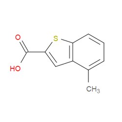 Aobchem&nbsp;4-Methylbenzo[b]thiophene-2-carboxylic acid | ≥97% | CAS 1735-13-3 | C10H8O2S | 250mg