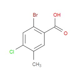 Aobchem&nbsp;2-Bromo-4-chloro-5-methylbenzoic acid | ≥95% | CAS 2090689-02-2 | C8H6BrClO2 | 1g