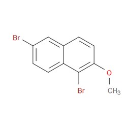 Aobchem&nbsp;1 6-Dibromo-2-methoxynaphthalene | ≥97% | CAS 66996-59-6 | C11H8Br2O | 1g