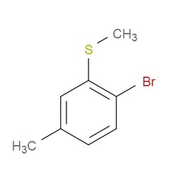 Aobchem&nbsp;1-Bromo-4-methyl-2-(methylthio)benzene | ≥97% | CAS 143701-84-2 | C8H9BrS | 1g