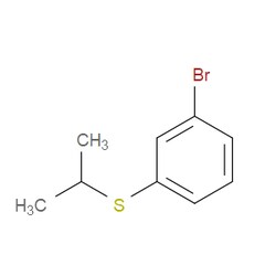 Aobchem&nbsp;(3-Bromophenyl)(isopropyl)sulfane | ≥97% | CAS 70398-87-7 | C9H11BrS | 500mg