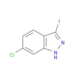 Aobchem&nbsp;6-Chloro-3-iodo-1H-indazole | ≥97% | CAS 503045-59-8 | C7H4ClIN2 | 5g