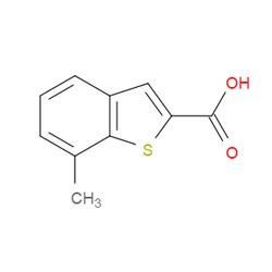 Aobchem&nbsp;7-Methylbenzo[b]thiophene-2-carboxylic acid | ≥97% | CAS 1505-61-9 | C10H8O2S | 250mg