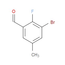 Aobchem&nbsp;3-Bromo-2-fluoro-5-methylbenzaldehyde | ≥97% | CAS 1257665-03-4 | C8H6BrFO | 5g