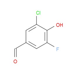 Aobchem&nbsp;3-Chloro-5-fluoro-4-hydroxybenzaldehyde | ≥95% | CAS 870704-13-5 | C7H4ClFO2 | 1g