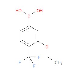 Aobchem&nbsp;(3-Ethoxy-4-(trifluoromethyl)phenyl)boronic acid | ≥95% | CAS 1026796-35-9 | C9H10BF3O3 | 250mg