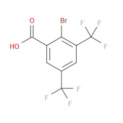 Aobchem&nbsp;2-Bromo-3 5-bis(trifluoromethyl)benzoic acid | ≥97% | CAS 505084-54-8 | C9H3BrF6O2 | 5g