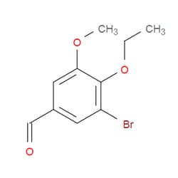 Aobchem&nbsp;3-Bromo-4-ethoxy-5-methoxybenzaldehyde | ≥95% | CAS 90109-65-2 | C10H11BrO3 | 500mg