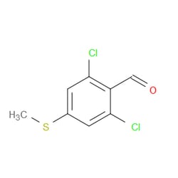 Aobchem&nbsp;2 6-Dichloro-4-(methylthio)benzaldehyde | ≥97% | CAS 616196-04-4 | C8H6Cl2OS | 500mg