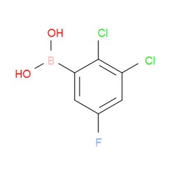 Aobchem&nbsp;2 3-Dichloro-5-fluorophenylboronic acid | ≥97% | CAS 2828433-43-6 | C6H4BCl2FO2 | 500mg