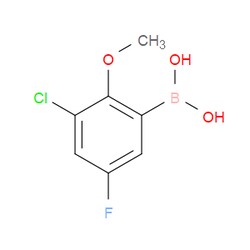Aobchem&nbsp;3-Chloro-5-fluoro-2-methoxyphenylboronic acid | ≥97% | CAS 2121513-76-4 | C7H7BClFO3 | 1g