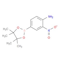 Aobchem&nbsp;4-Amino-3-nitrophenylboronic acid  pinacol ester | ≥97% | CAS 833486-94-5 | C12H17BN2O4 | 5g