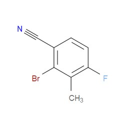 Aobchem&nbsp;2-Bromo-4-fluoro-3-methylbenzonitrile | ≥97% | CAS 1805592-75-9 | C8H5BrFN | 250mg