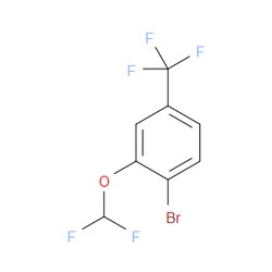 Aobchem&nbsp;1-Bromo-2-(difluoromethoxy)-4-(trifluoromethyl)benzene | ≥97% | CAS 1417567-20-4 | C8H4BrF5O | 500mg
