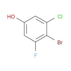 Aobchem&nbsp;4-Bromo-3-chloro-5-fluorophenol | ≥97% | CAS 1785409-38-2 | C6H3BrClFO | 250mg