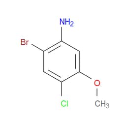 Aobchem&nbsp;2-Bromo-4-chloro-5-methoxyaniline | ≥97% | CAS 98446-57-2 | C7H7BrClNO | 500mg