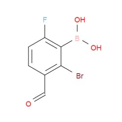 Aobchem&nbsp;2-Brom-6-fluoro-3-formylphenylboronic acid | ≥97% | CAS 1451392-81-6 | C7H5BBrFO3 | 1g