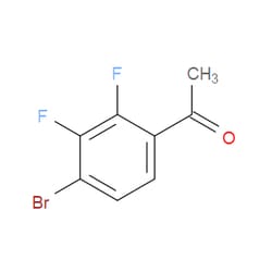 Aobchem&nbsp;1-(4-Bromo-2 3-difluorophenyl)-ethanone | ≥97% | CAS 1007346-28-2 | C8H5BrF2O | 250mg