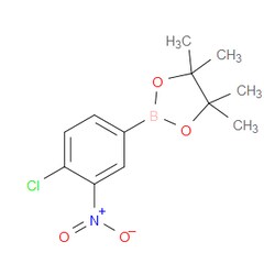 Aobchem&nbsp;4-Chloro-3-nitrophenylboronic acid  pinacol ester | ≥97% | CAS 913836-26-7 | C12H15BClNO4 | 5g