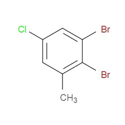 Aobchem&nbsp;1 2-Dibromo-5-chloro-3-methylbenzene | ≥97% | CAS 1000571-68-5 | C7H5Br2Cl | 250mg