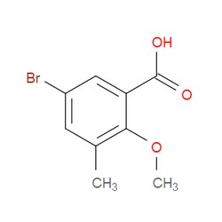Aobchem&nbsp;5-Bromo-2-methoxy-3-methylbenzoic acid | ≥97% | CAS 159121-84-3 | C9H9BrO3 | 250mg