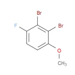 Aobchem&nbsp;2 3-Dibromo-1-fluoro-4-methoxybenzene | ≥97% | CAS 1266379-40-1 | C7H5Br2FO | 500mg