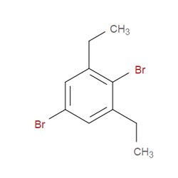 Aobchem&nbsp;2 5-Dibromo-1 3-diethylbenzene | ≥97% | CAS 314084-64-5 | C10H12Br2 | 1g