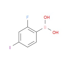 Aobchem&nbsp;2-Fluoro-4-iodophenylboronic acid | ≥97% | CAS 374790-98-4 | C6H5BFIO2 | 5g