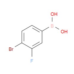 Aobchem&nbsp;4-Bromo-3-fluorophenylboronic acid | 95% | CAS 374790-97-3 | C6H5BBrFO2 | 5g