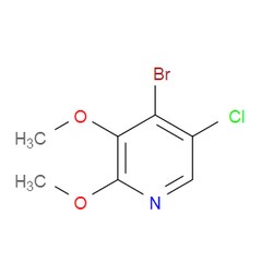 Aobchem&nbsp;4-Bromo-5-chloro-2 3-dimethoxypyridine | ≥97% | CAS 1881289-54-8 | C7H7BrClNO2 | 250mg